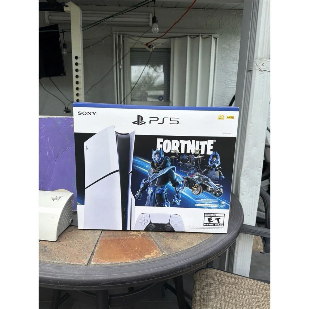 Empty Box ** Sony PS5 PlayStation 5 Fortnite Bundle 1TB CFI-2015 4K